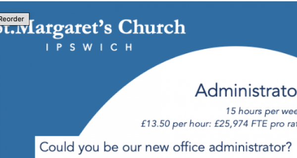 Vacancy : Church Administrator
